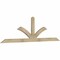 Ekena Millwork Richland Rough Sawn Timber Gable Bracket, Douglas Fir, 96"W x 28"H x 2"D x 4"F, 7/12 Pitch GBW096X28X0204RIC00RDF - alternate 4